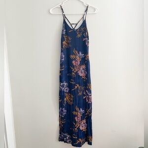 Floral Maxi Spaghetti Strap Dress. Perfect for Spring! Size small.